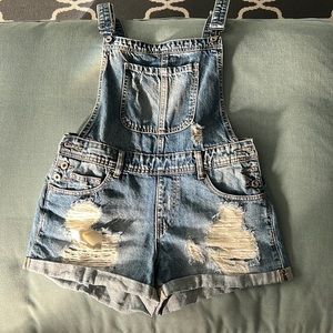 Jean Short Overalls.